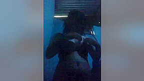 My Czn Changing Dress In Washroom After Shower